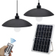 Applique Murale Solaire Extérieure À Éclairage Bicolore LED Étanche IP65 Télécommande 20 M Support Orientable À 180° - www.yo...