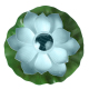 Lampe Solaire Flottante Lotus Rose Pour Jardin IP65 Étanche Avec Allumage Automatique Nocturne 28x28 cm - www.yonis-shop.com