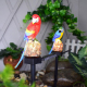 Lampe Solaire De Jardin Perroquet En Résine Peinte À La Main 13 LED Blanc Chaud 6 À 8 H IP458 - www.yonis-shop.com