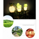 Lampe Solaire De Jardin Motif Ananas 13 LED Blanc Chaud Allumage Automatique Nuit Autonomie 6 À 8 Heures - www.yonis-shop.com