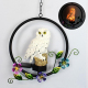 Suspension Solaire De Jardin En Forme De Hibou LED Blanc Étanche IP65 Autonomie 6 À 8 Heures Capteur Crépusculaire