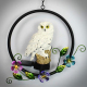 Suspension Solaire De Jardin En Forme De Hibou LED Blanc Étanche IP65 Autonomie 6 À 8 Heures Capteur Crépusculaire - www.yoni...