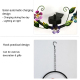 Suspension Solaire De Jardin En Forme De Hibou LED Blanc Étanche IP65 Autonomie 6 À 8 Heures Capteur Crépusculaire - www.yoni...