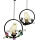 Suspension Solaire De Jardin En Forme De Hibou LED Blanc Étanche IP65 Autonomie 6 À 8 Heures Capteur Crépusculaire - www.yoni...
