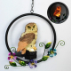 Suspension Solaire De Jardin En Forme De Hibou LED Blanc Étanche IP65 Autonomie 6 À 8 Heures Capteur Crépusculaire - www.yoni...