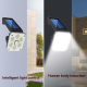 Applique Murale Solaire 48 LED Extérieure Étanche IP65 Avec Détecteur De Mouvement 3 Modes - www.yonis-shop.com