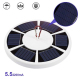 Lampe Solaire LED Pour Mât De Drapeau 111 LED Autonomie 8 À 10 Heures Batterie 2200 mAh Résistante À L’Eau - www.yonis-shop.com