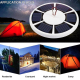 Lampe Solaire LED Pour Mât De Drapeau 111 LED Autonomie 8 À 10 Heures Batterie 2200 mAh Résistante À L’Eau - www.yonis-shop.com