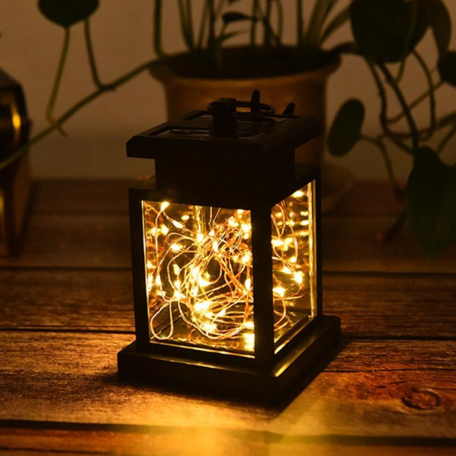 Lampe Solaire De Jardin Étanche Pour Décoration Extérieure À 30 Points Lumineux Autonomie De 8 À 10 Heures - www.yonis-shop.com