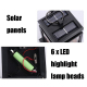 Lampe Solaire De Jardin Étanche Pour Décoration Extérieure À 30 Points Lumineux Autonomie De 8 À 10 Heures - www.yonis-shop.com