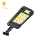 Lampe Solaire Murale Extérieure À Détecteur De Mouvement Étanche 3 Modes Panneau 2,5 W Batterie 2x1500 mAh
