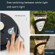 Lampe Solaire De Jardin LED À Piquet Et Murale 16 LED Lumière Blanche Ou Chaude Autonomie 8 À 10 Heures - www.yonis-shop.com