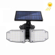 Lampe Murale Solaire Extérieure À Détection Infrarouge Étanche 100 LED 3 Modes Orientable