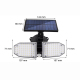 Lampe Murale Solaire Extérieure À Détection Infrarouge Étanche 100 LED 3 Modes Orientable - www.yonis-shop.com
