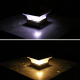 Borne Solaire De Jardin Pour Clôture LED 28 lm Lumière Jaune Chaude IP44 Batterie Rechargeable - www.yonis-shop.com