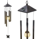 Lampe Solaire LED Suspendue Pour Jardin Avec Carillon Éolien Étanche IP65 À Couleurs Changeantes - www.yonis-shop.com