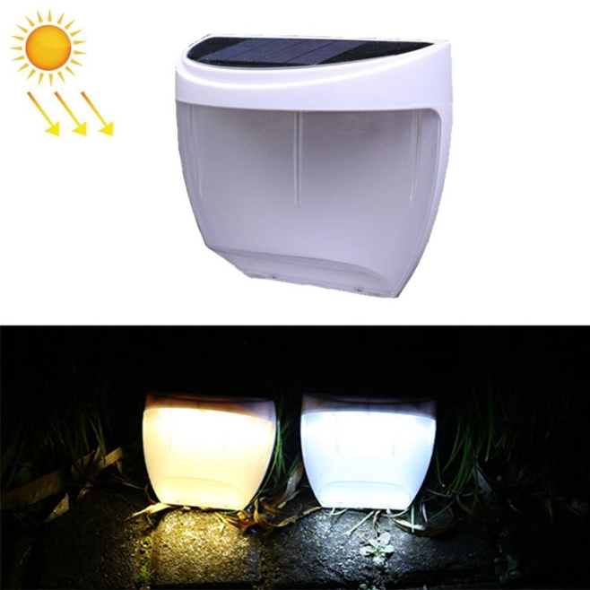 Lampe Murale Solaire Pour Jardin Et Clôture 8 LED IP55 À Détection Automatique Lumière Chaude Batterie Rechargeable - www.yon...