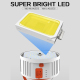 Lampe LED Solaire Pour Éclairage D Urgence 42 LED 8 W 5 Modes USB Batterie 1200 mAh - www.yonis-shop.com