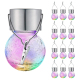 Lot De 12 Lampes Solaires À Boule En Verre Craquelé Pour Jardin Avec Clip Lumière Blanche Autonomie 8 À 10 Heures - www.yonis...
