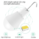 Ampoule LED Solaire USB Pour Camping Et Éclairage De Secours Extérieur 5 W IP65 Avec Crochet - www.yonis-shop.com