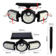 Lampe Murale Solaire À Détecteur De Mouvement 3 Têtes Orientables 400 Lumens IP65 Extérieure 7 Jours - www.yonis-shop.com