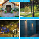 Lanterne Solaire LED En Fer Forme Ananas Pour Jardin Extérieur IP44 24 Ou 60 LED Blanc Chaud - www.yonis-shop.com