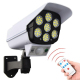 Lampe Murale Solaire LED À Détecteur De Mouvement Anti Intrusion 77 LED IP65 Avec Télécommande Et 3 Modes - www.yonis-shop.com