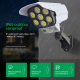 Lampe Murale Solaire LED À Détecteur De Mouvement Anti Intrusion 77 LED IP65 Avec Télécommande Et 3 Modes - www.yonis-shop.com
