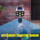 Lampe Murale Solaire LED À Détecteur De Mouvement Anti Intrusion 77 LED IP65 Avec Télécommande Et 3 Modes - www.yonis-shop.com