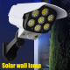 Lampe Murale Solaire LED À Détecteur De Mouvement Anti Intrusion 77 LED IP65 Avec Télécommande Et 3 Modes - www.yonis-shop.com