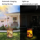 Lampe Solaire LED Écureuil Sur Souche Pour Jardin IP65 Lumière Chaude Autonomie 12 À 18 Heures Deux Modes D’Éclairage - www.y...