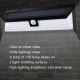 Applique Murale Solaire Extérieure 118 LED À Détecteur De Mouvement Éclairage Trois Faces IP65 - www.yonis-shop.com