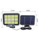 Lampe Murale Solaire Extérieure COB À Détecteur De Mouvement À Panneau Solaire Déporté IP65 3 Modes - www.yonis-shop.com
