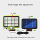 Applique Murale Solaire LED Pour Jardin À Détecteur De Mouvement 3 Modes IP65 Avec Panneau Déporté Et Télécommande - www.yoni...