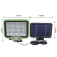 Lampe Murale Solaire LED Extérieure À Détecteur De Mouvement IP65 3 Modes Panneau Séparé Orientable - www.yonis-shop.com