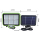 Lampe Murale Solaire LED Extérieure Avec Détecteur De Mouvement IP65 3 Modes Et Panneau Déporté Orientable - www.yonis-shop.com