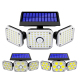 Applique Murale Solaire Extérieure 132 COB À 3 Têtes Orientables Avec Détecteur De Mouvement IP65 3 Modes - www.yonis-shop.com