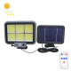 Lampe Murale Solaire Extérieure À Détecteur De Mouvement IP65 À 3 Modes Avec Panneau Déporté Réglable