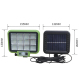 Lampe Murale Solaire LED Extérieure À Détecteur De Mouvement IP65 3 Modes Avec Panneau Déporté Orientable - www.yonis-shop.com