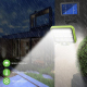 Lampe Murale Solaire LED Extérieure À Détecteur De Mouvement IP65 3 Modes Panneau Déporté Orientable Pour Jardin Et Couloir -...