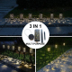 Lanterne Solaire LED De Jardin En Fer Forgé Étoiles Et Lune Lumière Chaude Motifs Projetés 8 À 10 H Batterie Non Incluse - ww...