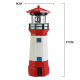 Lampe Solaire Décorative Phare LED Rotative En Résine Pour Jardin Autonomie 6 À 12 Heures IP44 Batterie Non Incluse - www.yon...