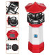 Lampe Solaire Décorative Phare LED Rotative En Résine Pour Jardin Autonomie 6 À 12 Heures IP44 Batterie Non Incluse - www.yon...