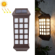 Lampe Solaire Pour Clôture Et Jardin Lumière Chaude IP65 Allumage Automatique Nuit Autonomie 6 À 12 H