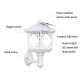 Lampe Solaire De Jardin Décorative Extérieure 8 LED IP65 Allumage Automatique Autonomie 10 À 12 h Sans Câblage - www.yonis-sh...
