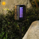 Lampe Anti-Moustiques Solaire Pour Jardin Avec Piège UV Éclairage Automatique Autonomie 6 À 8 Heures IP65 Jusqu’à 50 m²