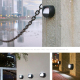 Applique Murale Solaire LED Ronde Pour Escaliers Et Jardin Lumière Chaude IP65 Sans Câblage Allumage Automatique 6 À 12 Heure...