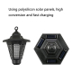 Lampe Solaire Anti-Moustiques Hexagonale Extérieure Sur Pied 3 LED UV IP65 Avec Allumage Automatique - www.yonis-shop.com