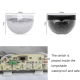 Lampe Solaire De Clôture Extérieure Bicolore À 6 LED IP55 Avec Allumage Automatique Sans Câblage - www.yonis-shop.com