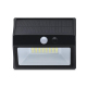 Lampe Solaire Murale Extérieure À Détection De Mouvement 48 LED IP65 4 Modes Lumière Blanche Froide 6500K - www.yonis-shop.com